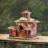 Finch Valley Winery Decorative Bird House for Outdoor Gardens