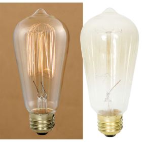 Large 40 Watt Vintage Light Bulb