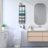 Wall Mounted Towel Rack for Rolled Towels Bathroom Towel Holder Organizer Storage Shelf for Bath Towels Hand Towels