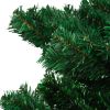 Swirl Pre-lit Christmas Tree with Stand Green 6 ft PVC