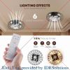 Ceiling Fan, with Lights, 16 Inch Caged Ceilings Fan Lights Remote Control Small Industrial Ceiling Fan Light, Ceiling Fan