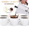 RAINBEAN Stovetop Espresso Maker 180ml For 3 Cups Espresso, Italian Moka Pot Coffee Maker