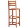 Bar Stools 4 pcs Solid Acacia Wood