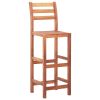 Bar Stools 4 pcs Solid Acacia Wood