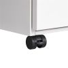 3-Drawer Mobile File Cabinet with Lock, Office Storage Filing Cabinet for Legal/Letter Size