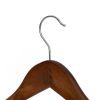 Solid Walnut Wood Suit Hangers for Adult, 60 Pack