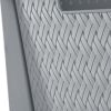 Wide 3 Drawer Cross-Weave Tower Cement