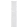 Queen Size Murphy Bed Wall Bed with Shelves,White