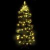 Swirl Pre-lit Christmas Tree with Stand Green 6 ft PVC