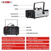 5 Core Fog Machine 1500W Smoke Machine 6000CFM Liquid Low Lying Indoor Outdoor Oil Based 2.5L Fog Maker w LED Lights Fogger for Halloween Wedding Part