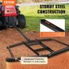 VEVOR Driveway Drag, 74" Width Tow Behind Drag Harrow, Q235 Steel Driveway Grader with Adjustable Bars, Support up to 50 lbs